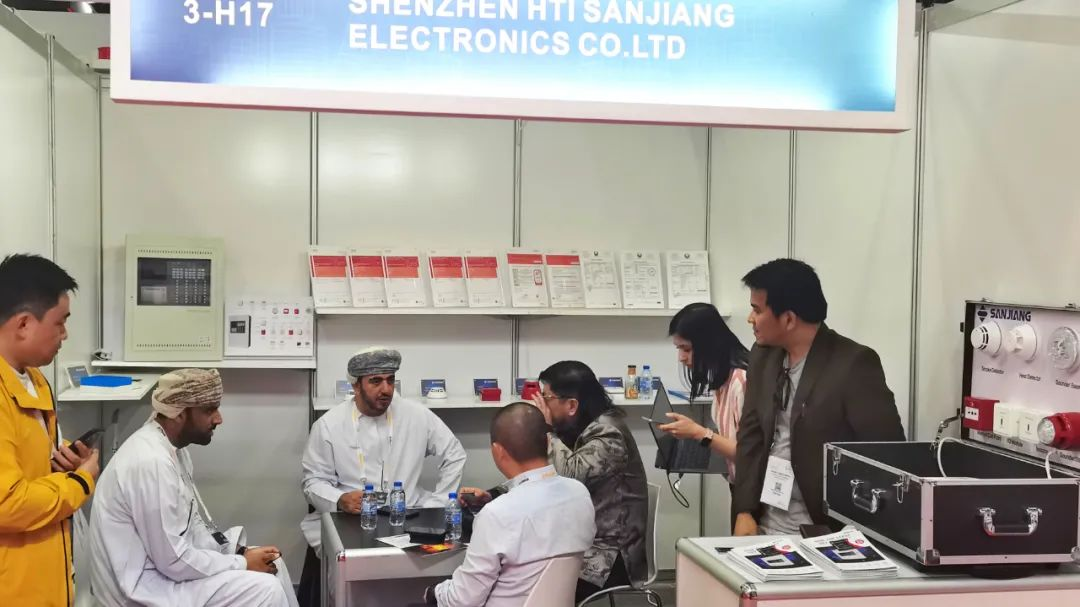 高新投三江全新消防報警產品亮相中東(迪拜)國際安防展